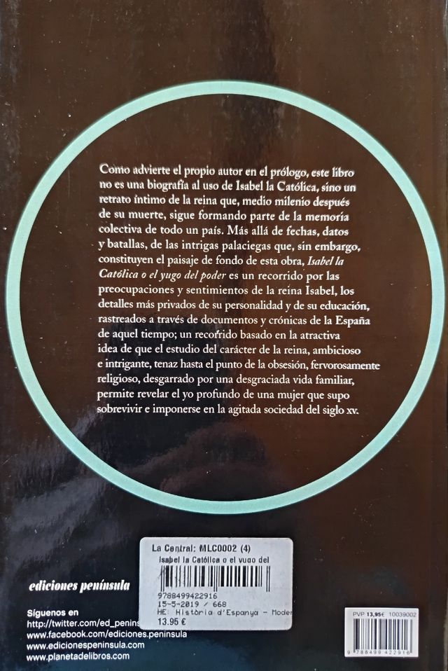Isabel la Católica o el yugo del poder: La crud...