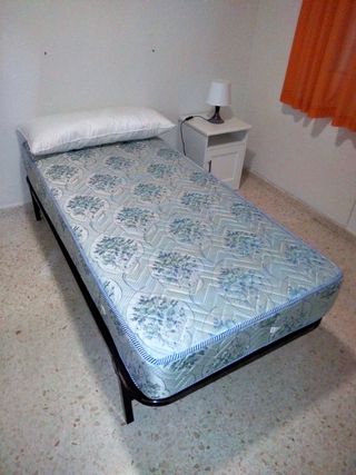 Colchón 190x90, somier y almohada 