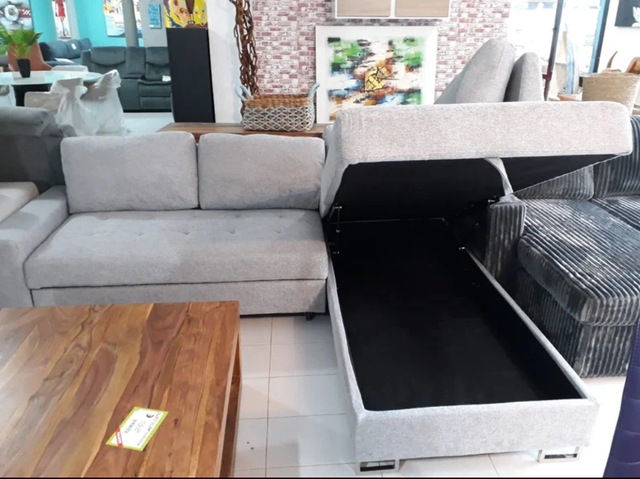SUPER OFERTA SOFÁ CAMA FB GRIS CLARO
