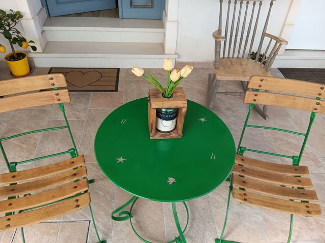 Set Giardino Vintage: Tavolino e 2 Sedie