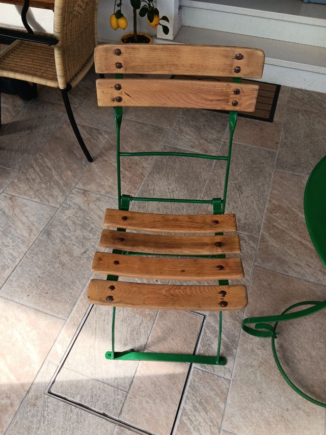 Set Giardino Vintage: Tavolino e 2 Sedie