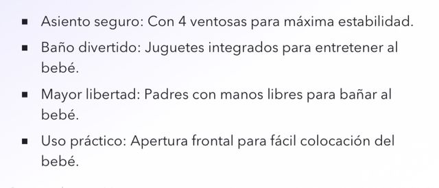 Asiento de baño bebé