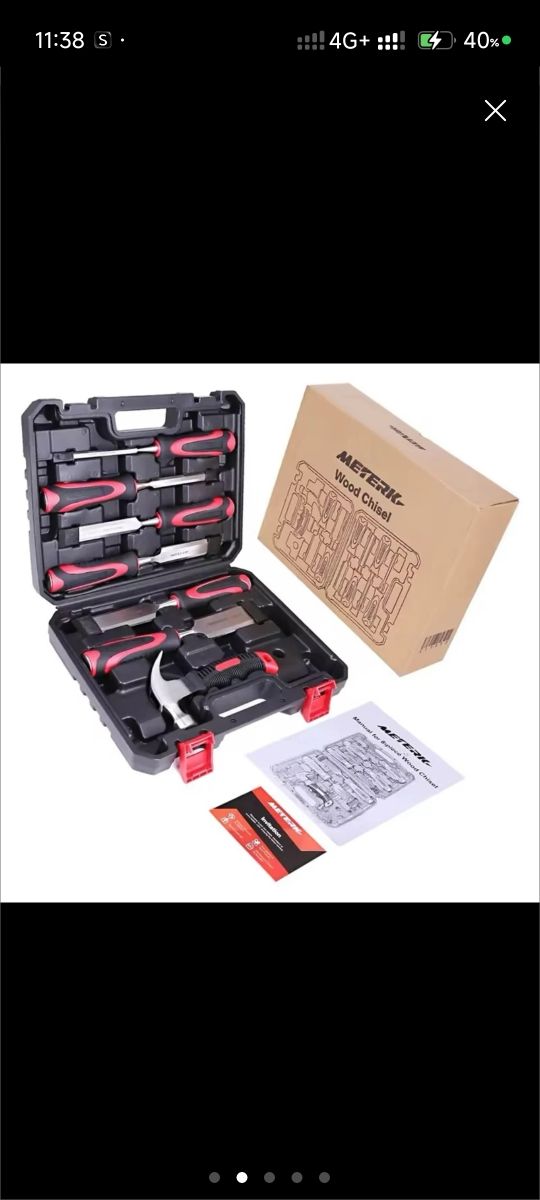 SET DE CINCELES PARA MADERA