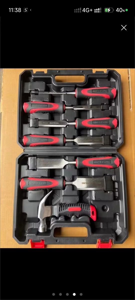 SET DE CINCELES PARA MADERA