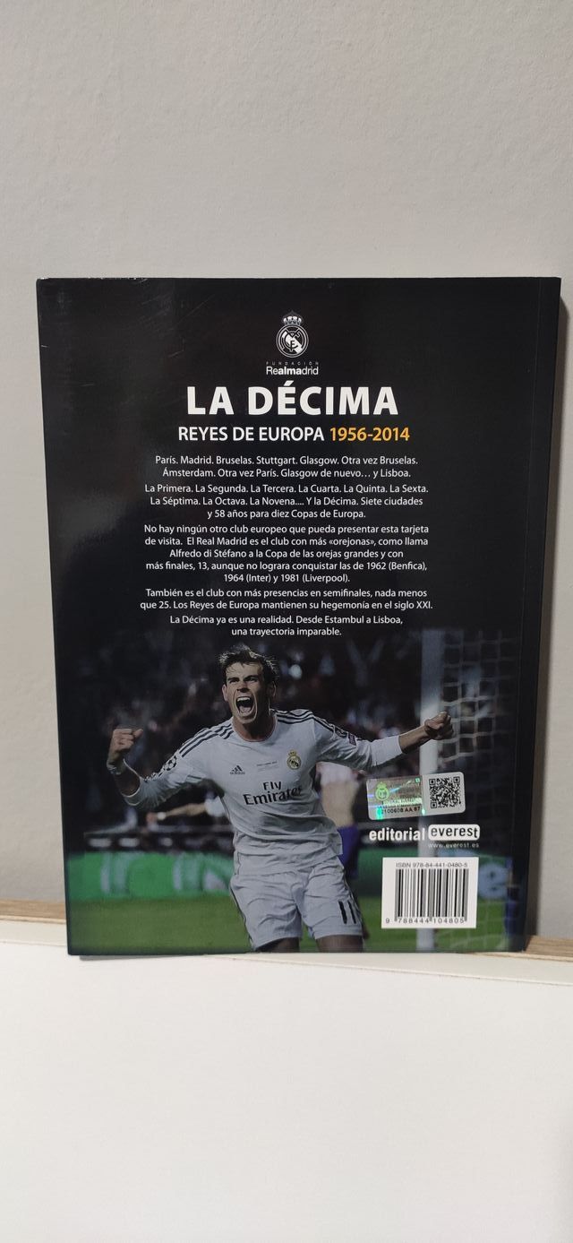 Libro "La décima" del Real Madrid