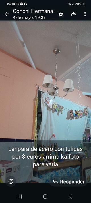 Lampara techo