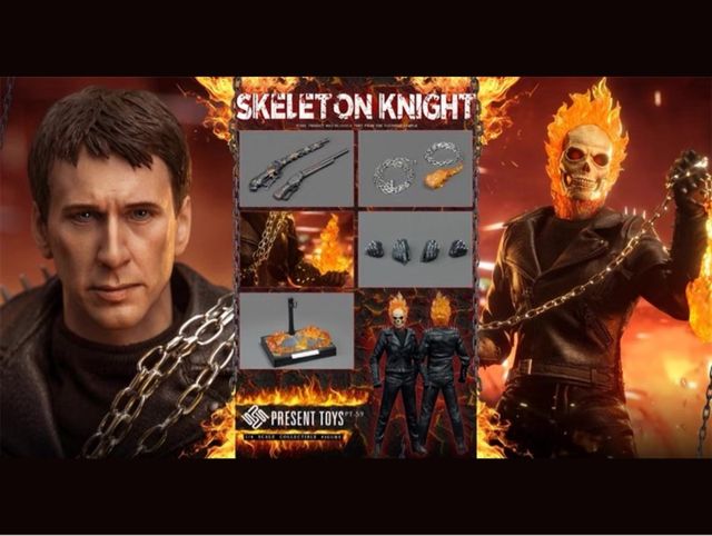 Present Toys Skeleton Knight 1/6 Ghost Rider