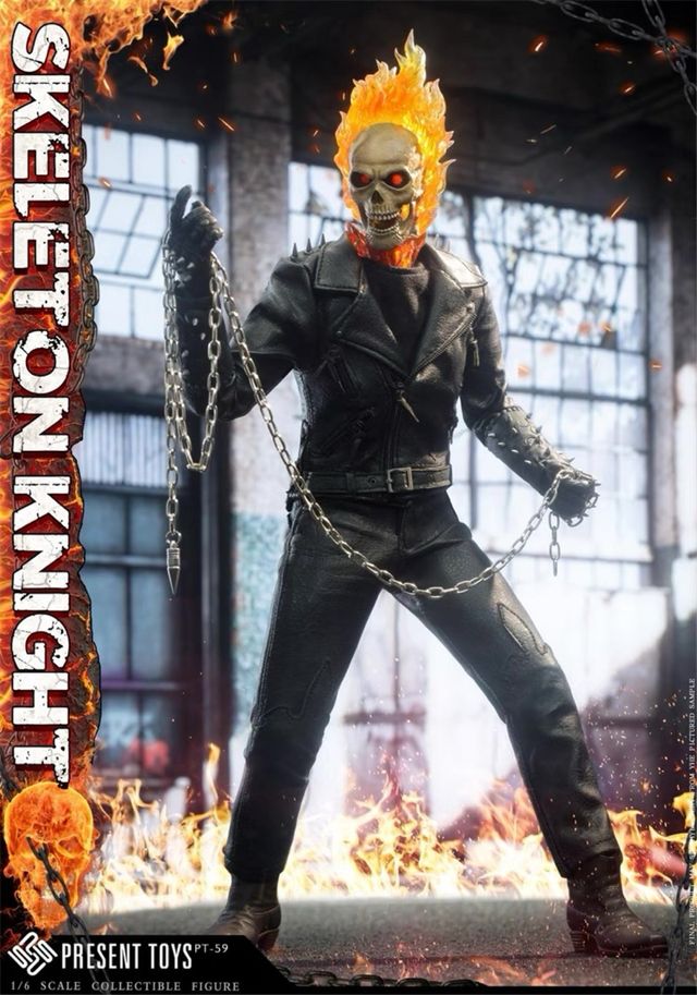 Present Toys Skeleton Knight 1/6 Ghost Rider