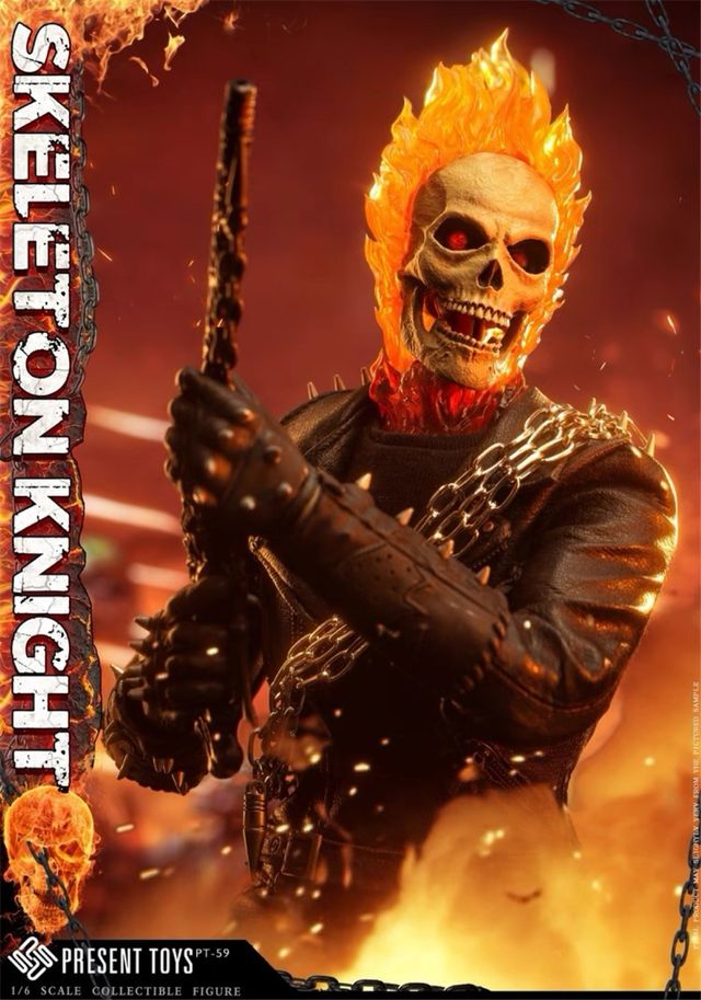 Present Toys Skeleton Knight 1/6 Ghost Rider