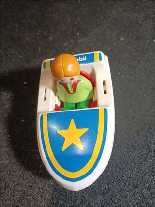 Barco lancha Playmobil geobra 1990