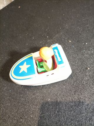Barco lancha Playmobil geobra 1990
