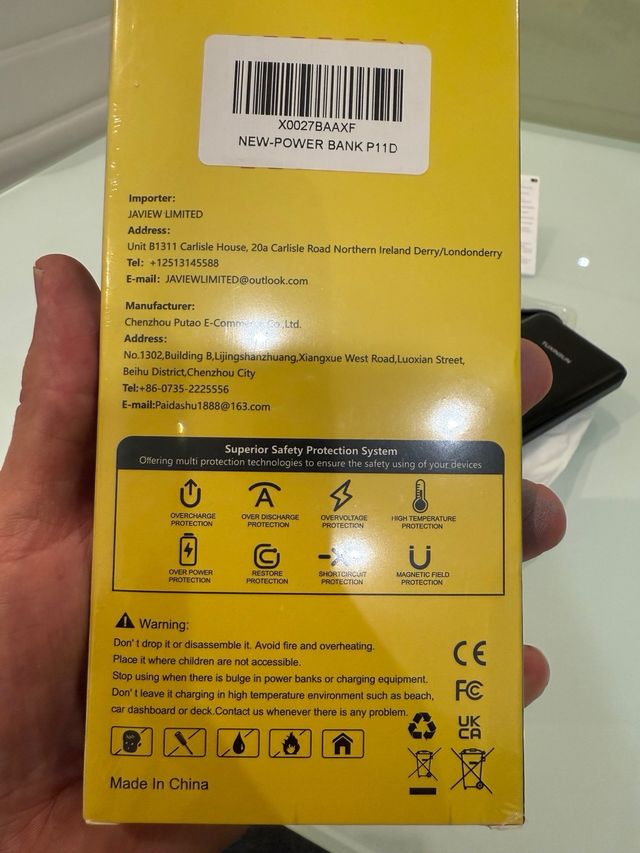 PowerBank Portatilde 20mil mAh Nuevo/Prescintado