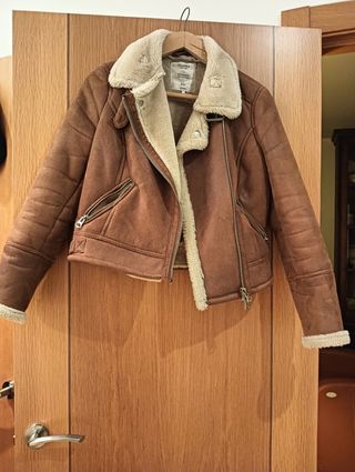 Cazadora Bershka biker 