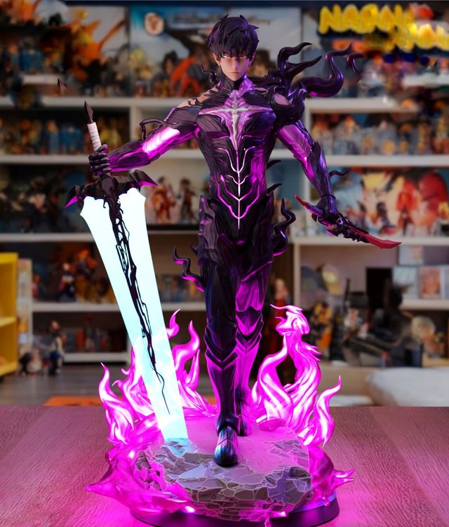 Soltanto il livellamento con Sung Jin Woo figura di anime