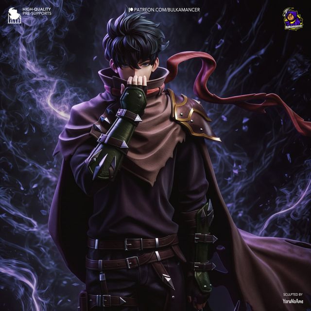 Soltanto il livellamento con Sung Jin Woo figura di anime