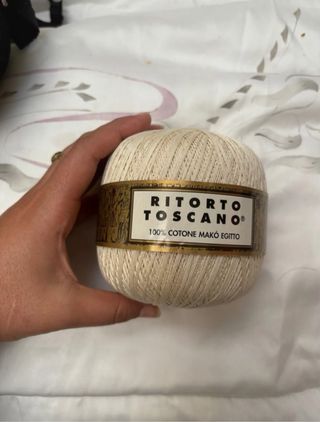 Filo Ritorto Toscano panna - 100% cotone