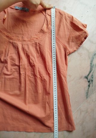 Camiseta naranja talla S