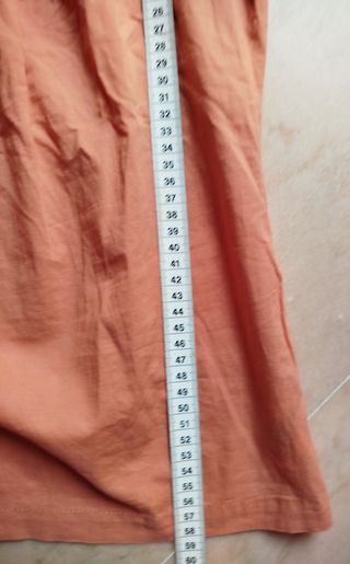 Camiseta naranja talla S