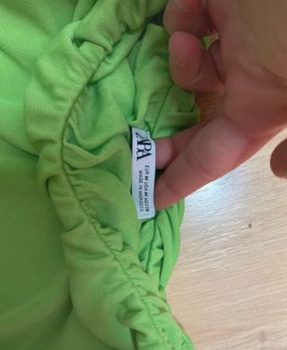 Top Zara verde - Talla M