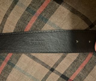 Cinturón negro c/estampado blanco