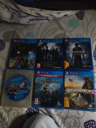 6 Juegos PS4 (PlayStation 4) - Variados