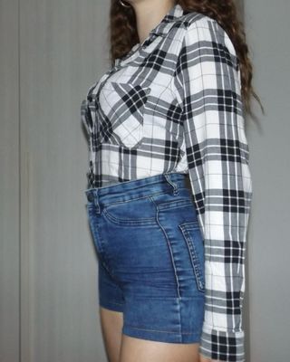 Camicia Corta A Quadri HM