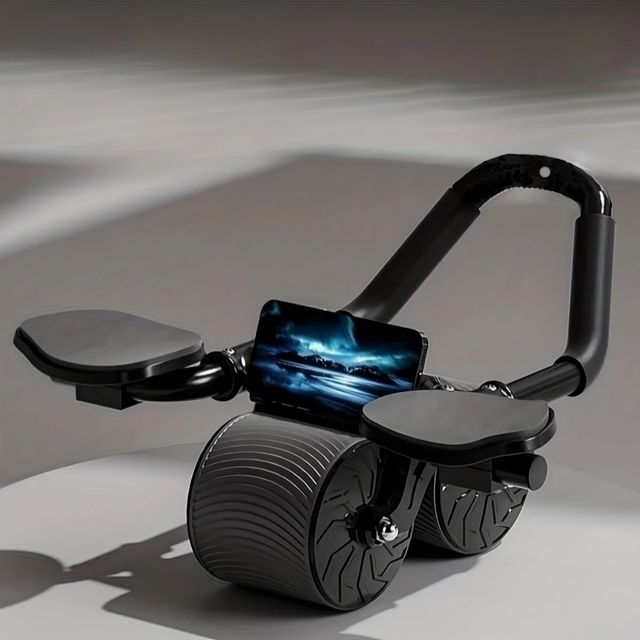 Rodillo abdominal de rebote automático, con almoha