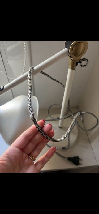 Lámpara flexo escritorio blanco