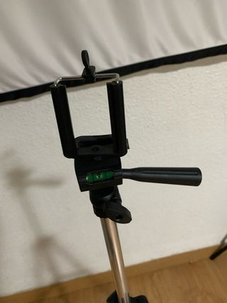 rípode de hierro portátil con cabezal de bola para