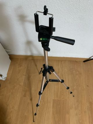 rípode de hierro portátil con cabezal de bola para