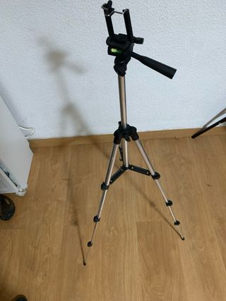 rípode de hierro portátil con cabezal de bola para