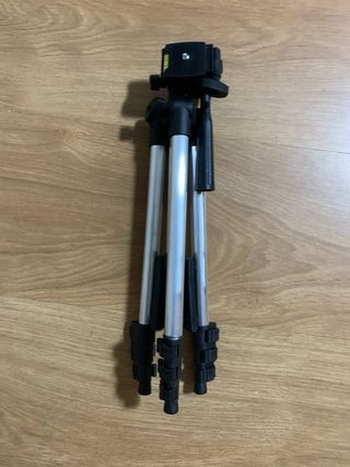 rípode de hierro portátil con cabezal de bola para