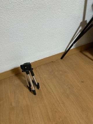 rípode de hierro portátil con cabezal de bola para