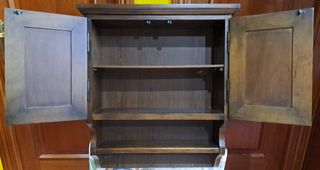 Mueble baño rústico madera para colgar