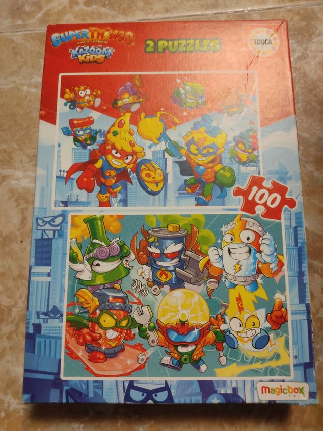 Puzzle SuperThings 2x100 piezas
