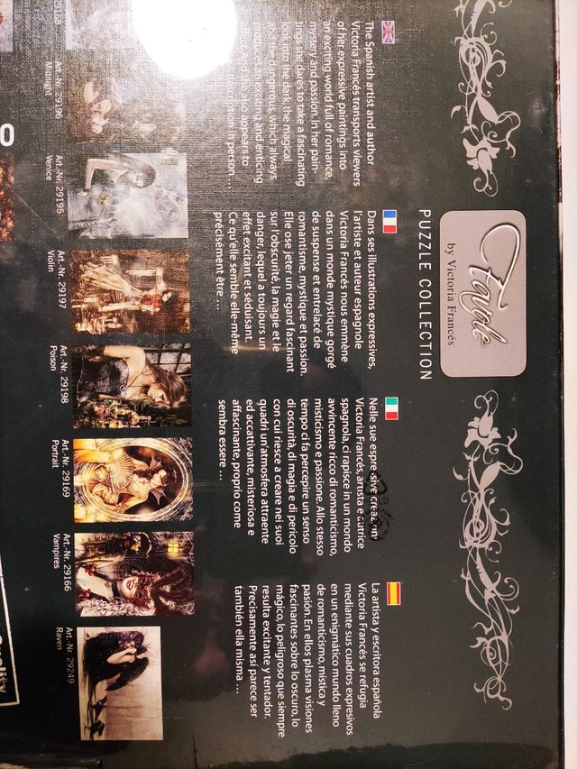 Puzzle Heye 1000 Favole Black