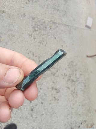 Bellissima gemma verde di Vivianite