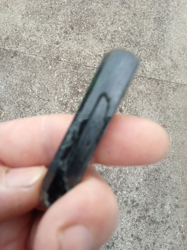 Bellissima gemma verde di Vivianite