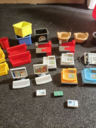 Playmobil accesorios tipo tienda temática comercio