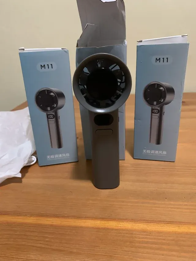 3 unidades Hermoso Mini Ventilador