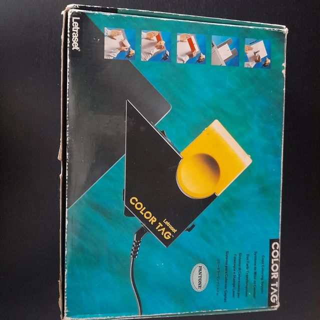 Iconico ColorTag della Letraset anni '90