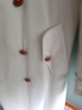 Gabardina blanco roto