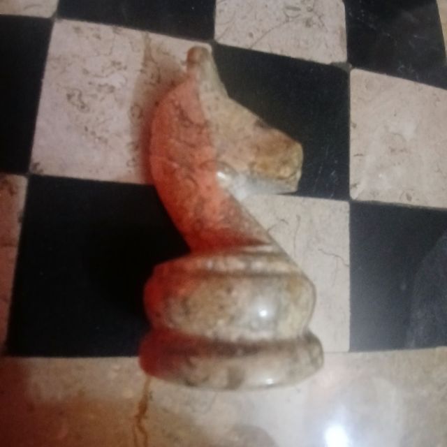 Xadrez em mármore ônix