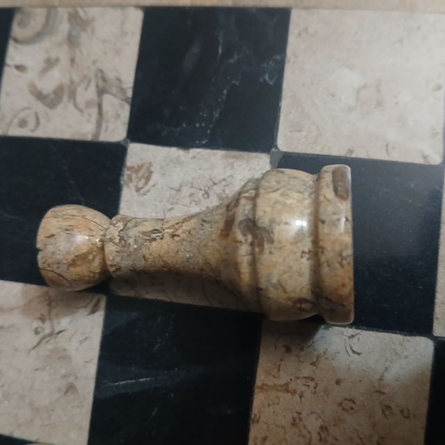 Xadrez em mármore ônix