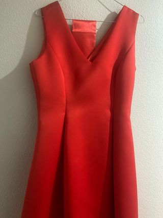 Vestido largo de fiesta rojo pasion.