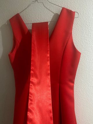 Vestido largo de fiesta rojo pasion.