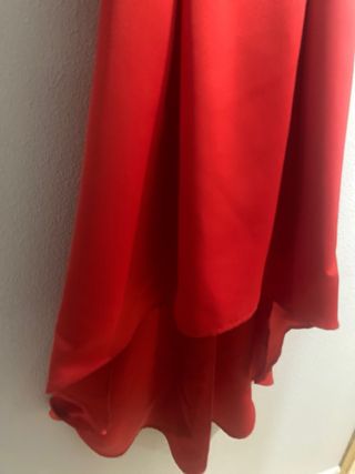 Vestido largo de fiesta rojo pasion.