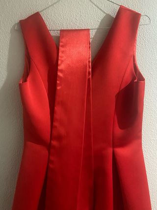 Vestido largo de fiesta rojo pasion.