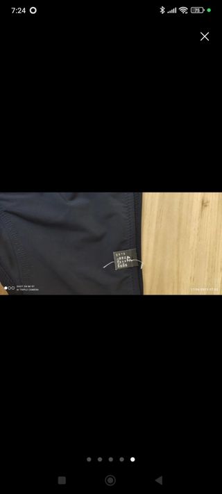 Bikini ETAM marrón y braga negra