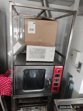 HORNO SALVA KWIK-CO K5 con MUEBLE ALUMINIO.